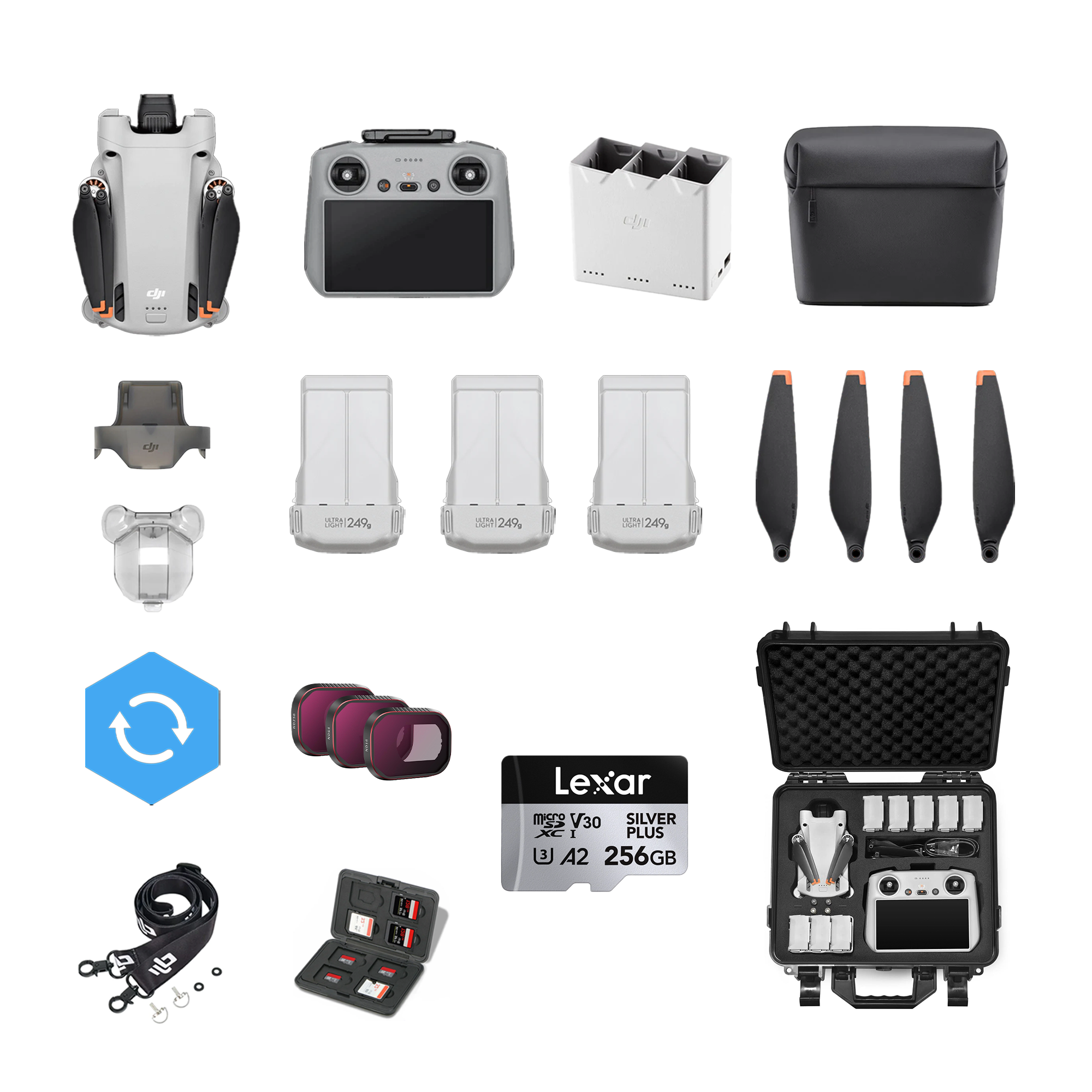 DJI Mini 4 Pro Drone Fly More Combo RC2 - Sky Master Bundle